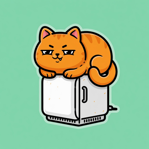 Fridge Cat mascot